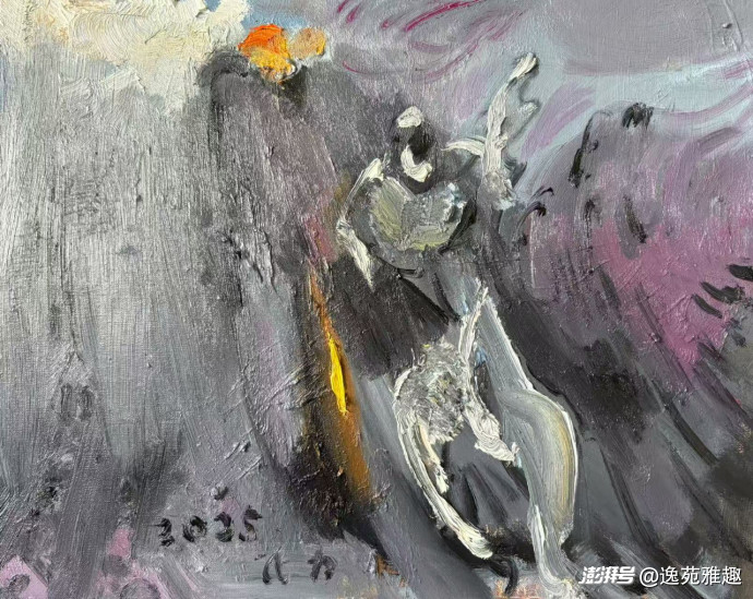 墨韵油彩间的诗意栖居——罗民力油画艺术赏析