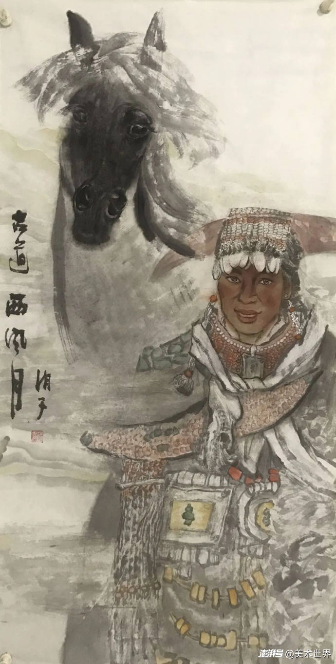 龙马精神·翰墨丹青丨杨娟·2026中国当代书画名家大拜年_澎湃号·湃客_澎湃新闻-The Paper
