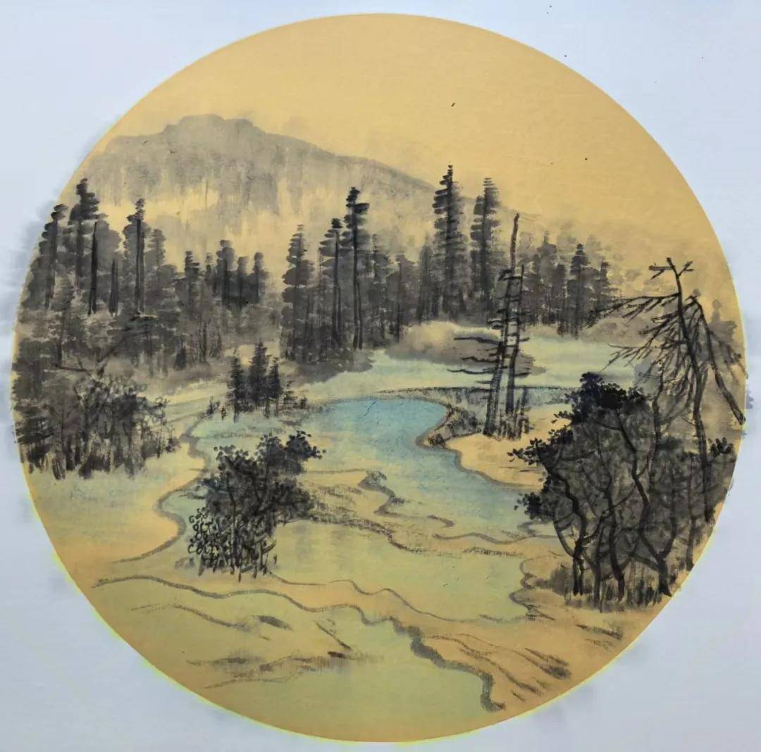 九寨情深·笔墨破局——蒋云龙写生中的“山水入画之思”