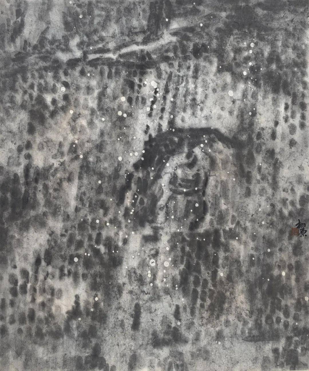 曹广《梦佛》:当山水遇见石窟,为何画佛不画“佛相”?