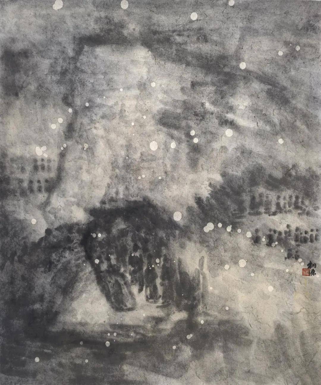 曹广《梦佛》:当山水遇见石窟,为何画佛不画“佛相”?