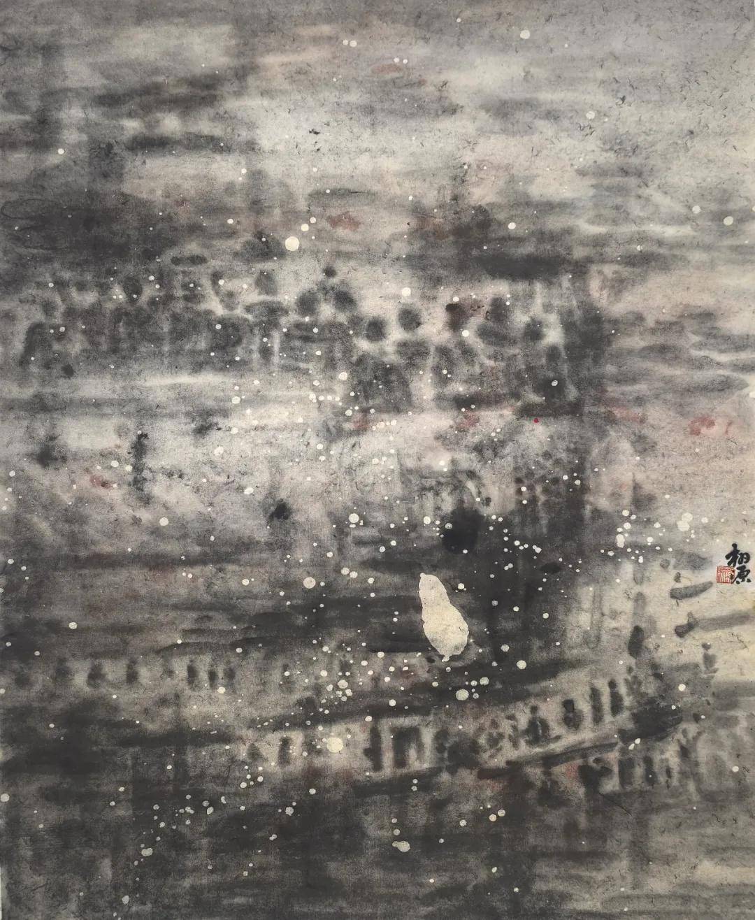曹广《梦佛》：当山水遇见石窟，为何画佛不画“佛相”？