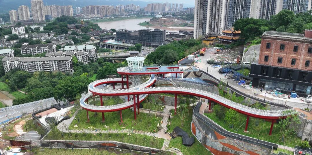 沙坪坝新上“落地签”！凤凰云槃：山脊上的“飞虹”，一眼万年！