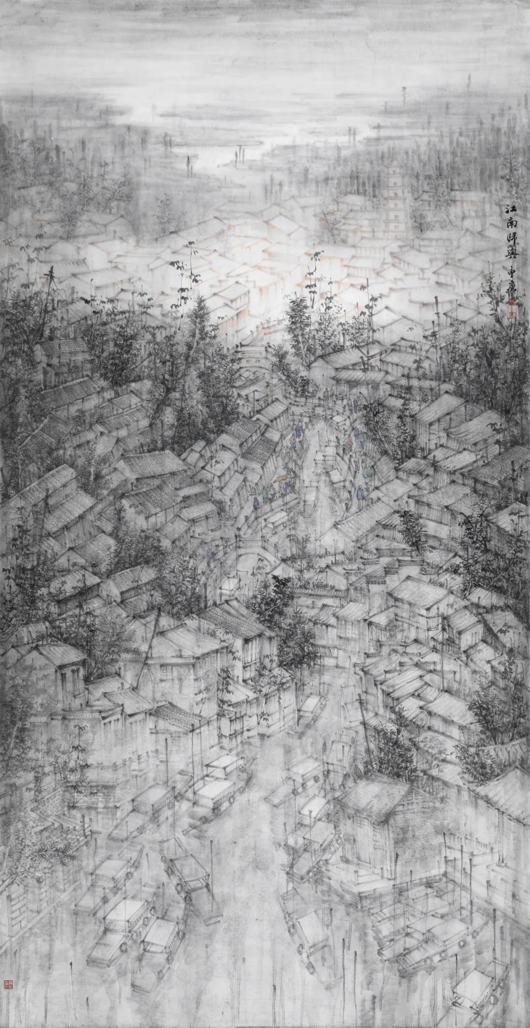 曹广“云游墨记”水墨个展在广州平行线美术馆举办
