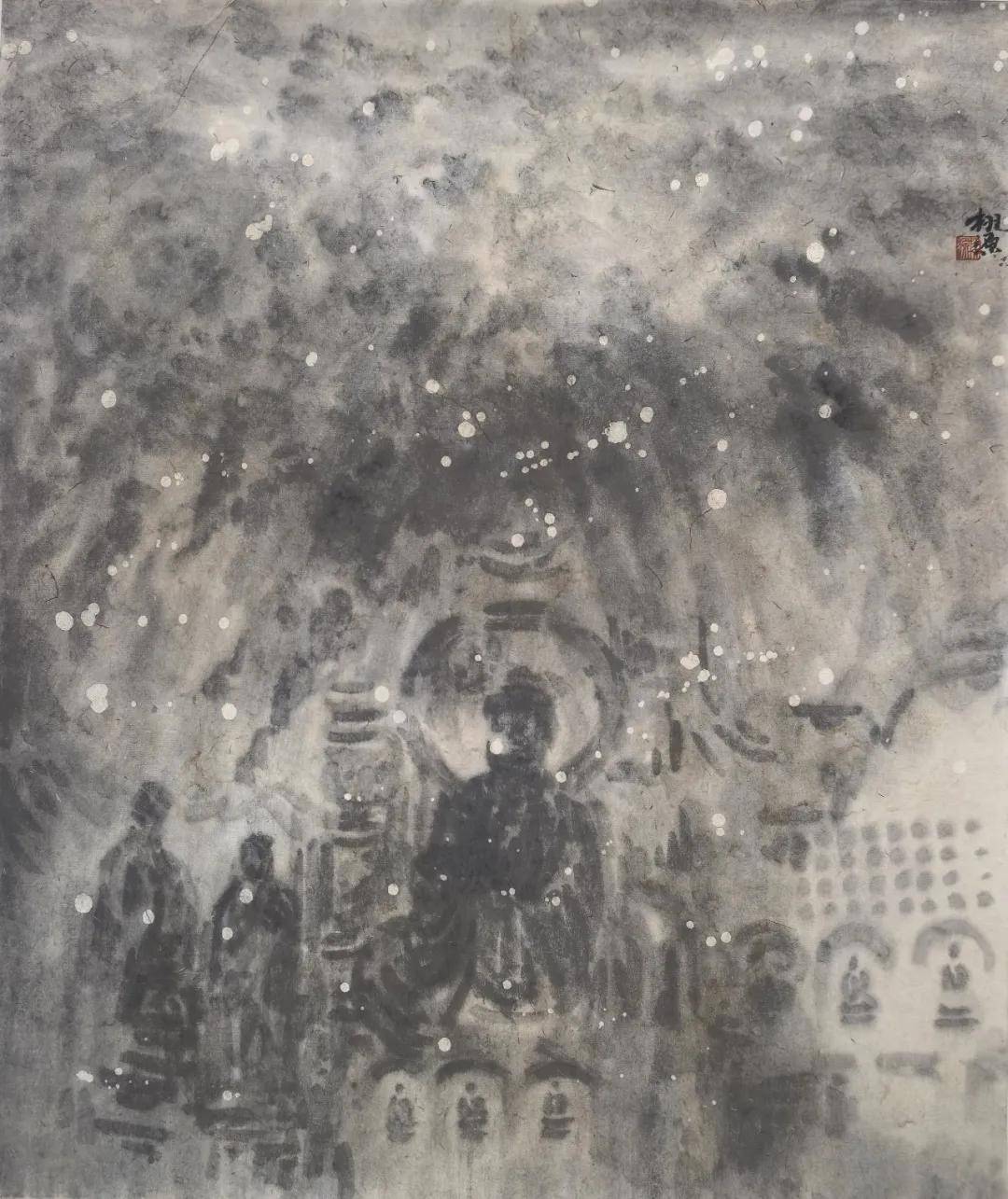 曹广“云游墨记”水墨个展在广州平行线美术馆举办