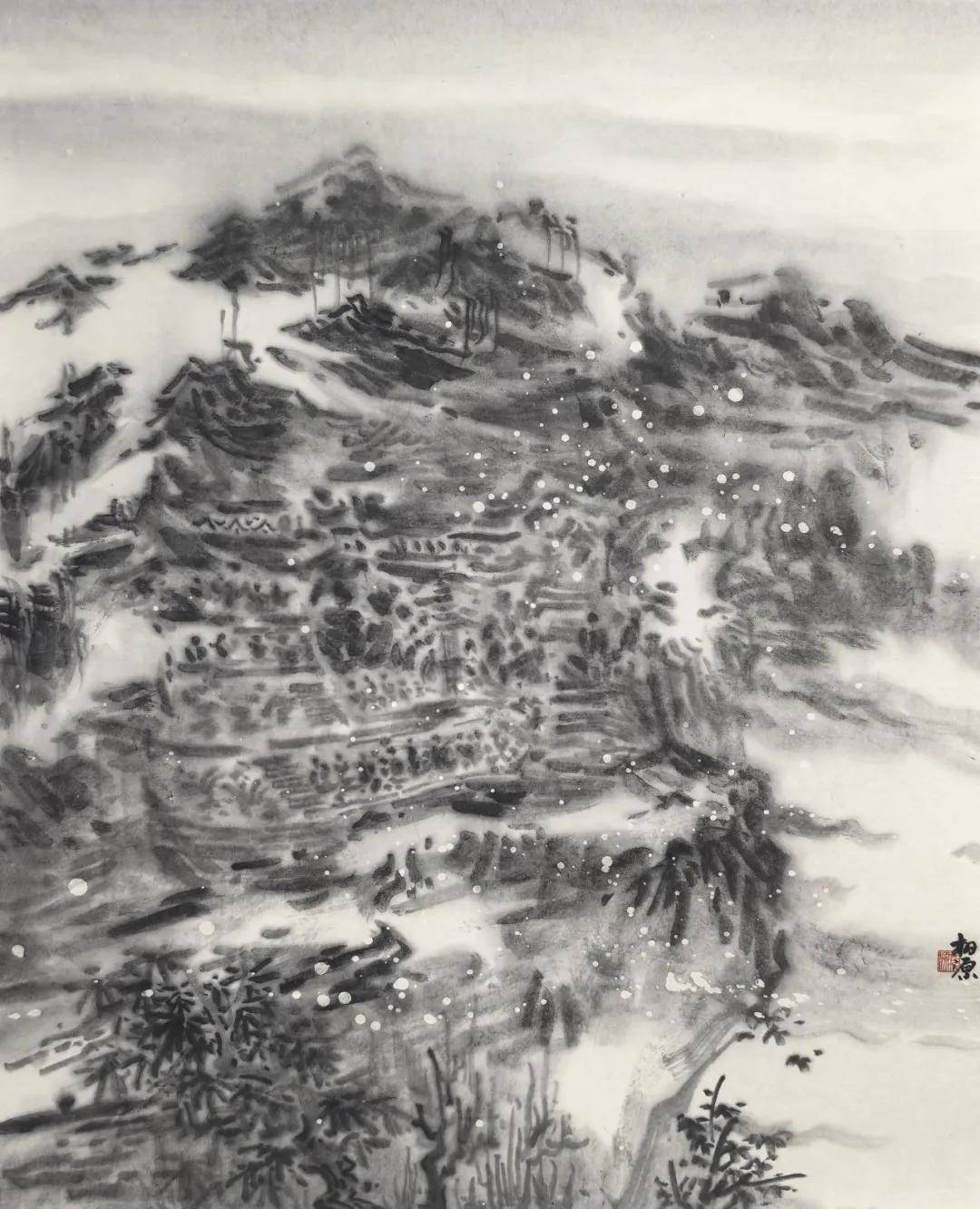 曹广执笔寻崖佛，一纸烟岚话巴蜀——石窟山水创作探析
