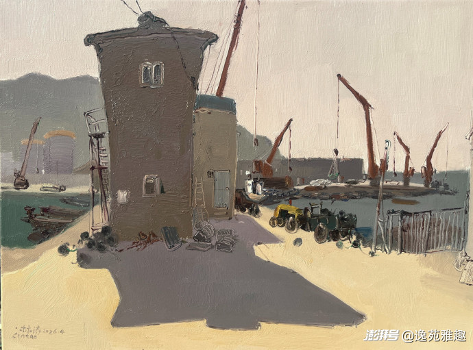 画作赏析｜色块凝诗意，油彩叙山河——油画艺术家林涛画作欣赏