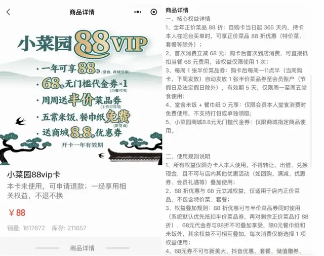 小菜园降价后半年营收29亿，会员复购占大头