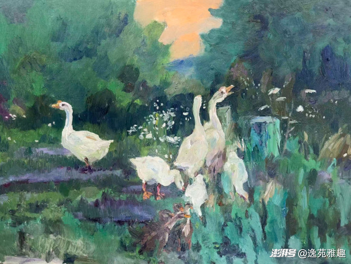 画作赏析｜山野拾光，彩笔留春—— 李红梅油画风景赏析