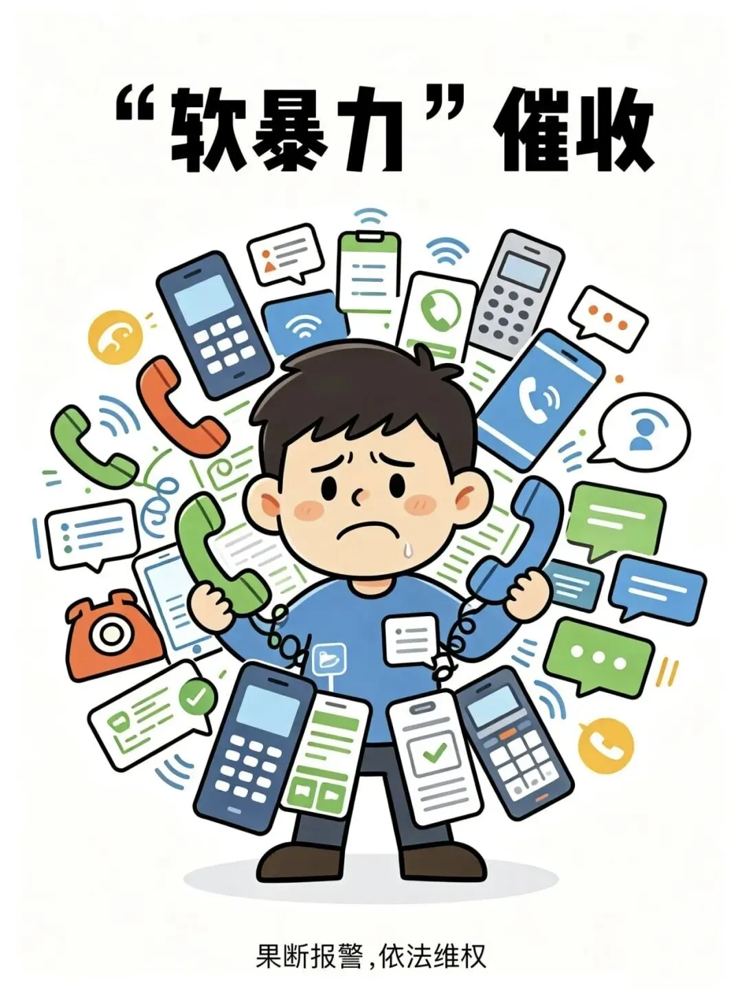 扫黑除恶 护民安宁 | 什么是软暴力催收