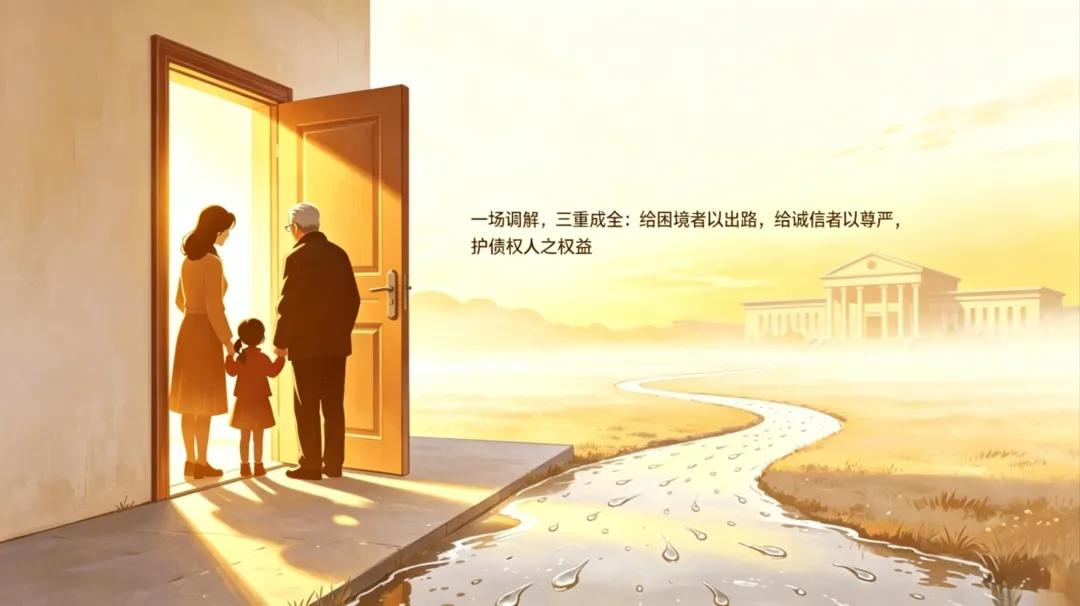 如我在诉·辛法动态 | 深夜一条短信：分期还款调解背后 法理情的双向奔赴