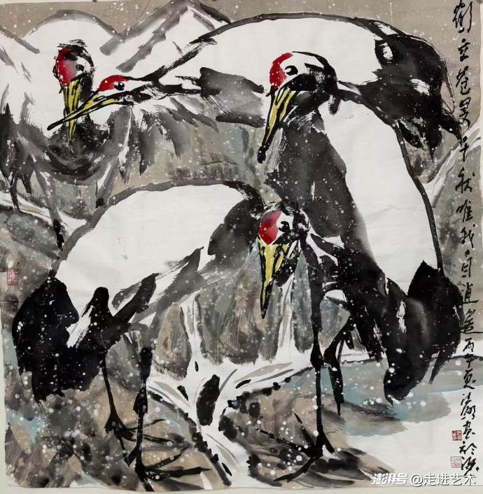 东方诗学——朱法鹏花鸟画