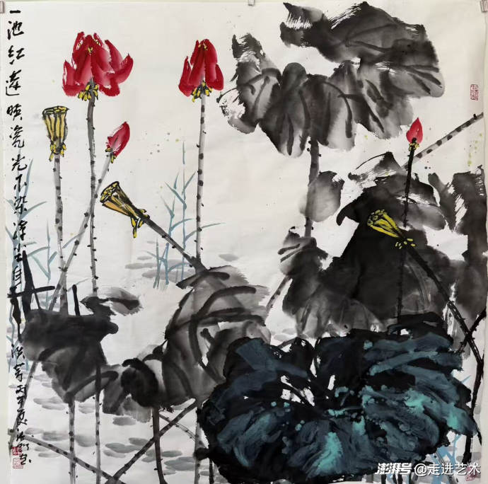东方诗学——朱法鹏花鸟画