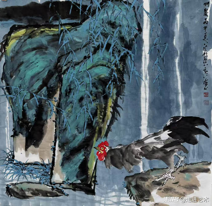 东方诗学——朱法鹏花鸟画