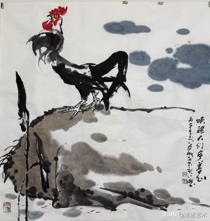 东方诗学——朱法鹏花鸟画