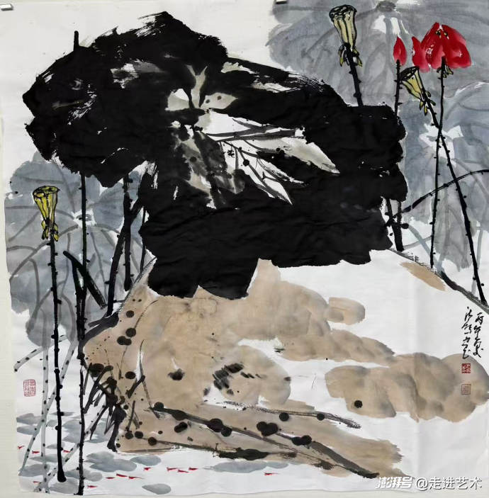 东方诗学——朱法鹏花鸟画