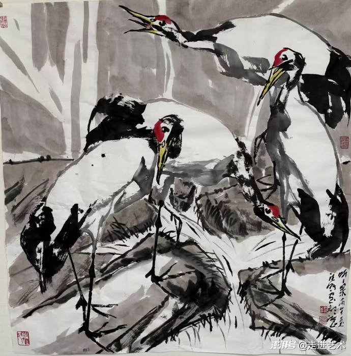 东方诗学——朱法鹏花鸟画