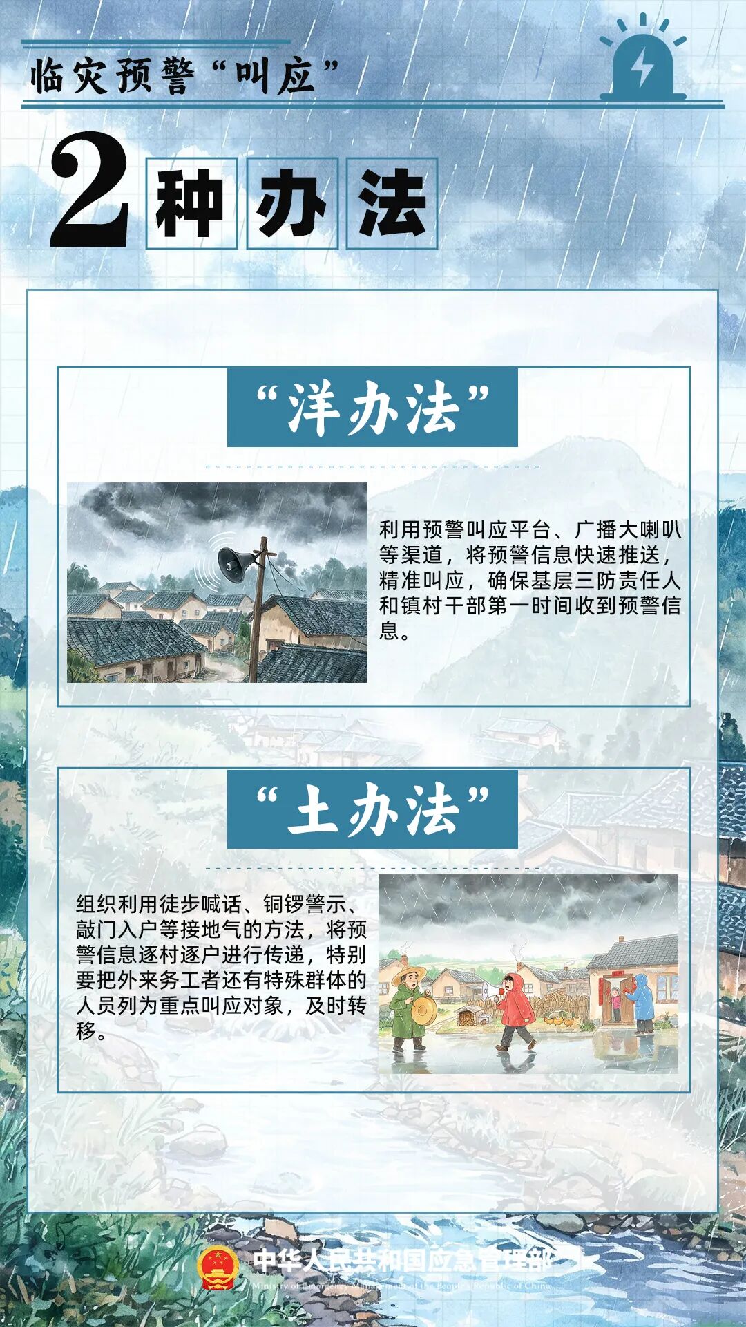防灾避险记住“54321” ！