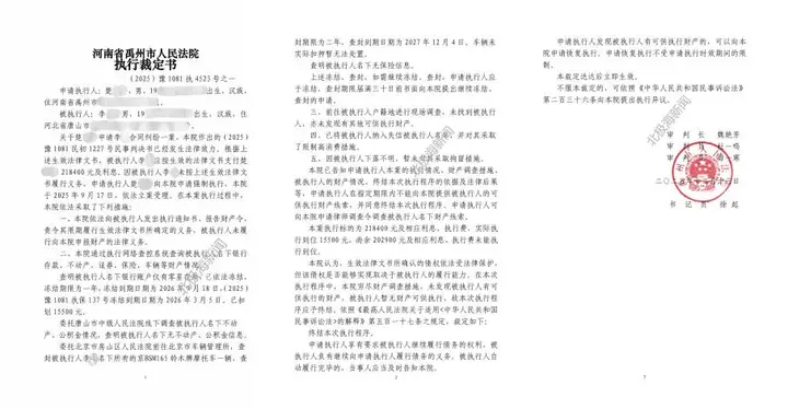 【拍案普法】河南禹州一跨域合伙纠纷：20 万“投资款“被判为借款，判决生效数月执行环节现三大疑问