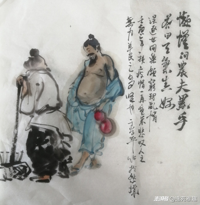 作品赏析｜墨写古贤意，笔绘世间情，画家于学平作品欣赏