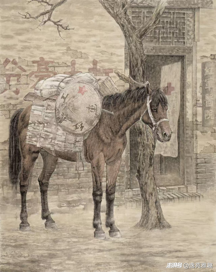 作品赏析|丹青绘骏骨,笔墨写山河,画家王来蓬作品欣赏