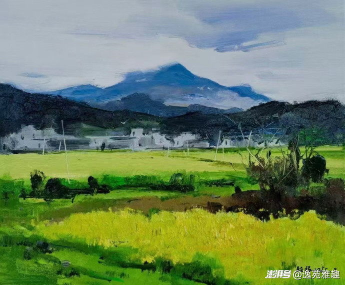 作品赏析｜以笔为舟，揽尽山河万象，画家张殿强作品欣赏