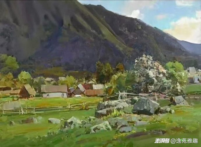 作品赏析｜以笔为舟，揽尽山河万象，画家张殿强作品欣赏