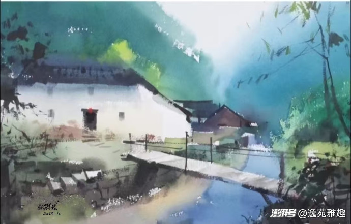 作品赏析｜以笔为舟，揽尽山河万象，画家张殿强作品欣赏