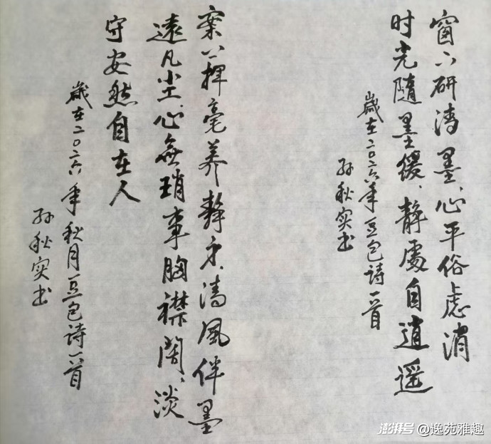书法赏析丨翰墨抒怀，笔底风华——孙秋实书法赏析