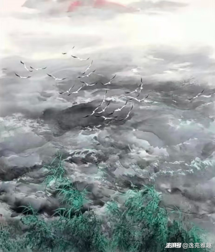 作品赏析｜以笔为舟，揽尽山河万象，画家张殿强作品欣赏