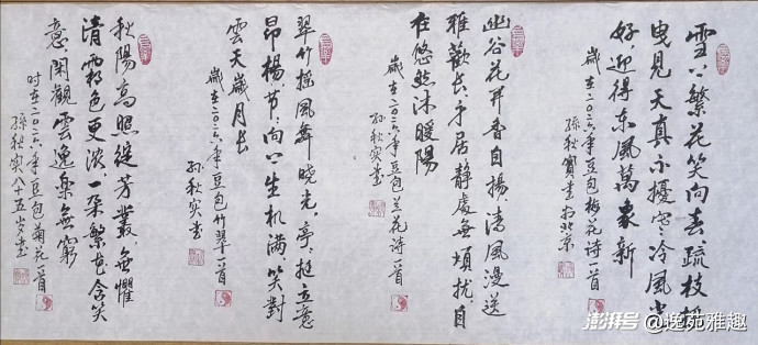 书法赏析丨翰墨抒怀，笔底风华——孙秋实书法赏析
