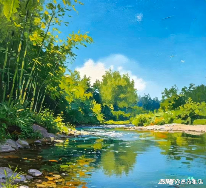 作品赏析｜以笔为舟，揽尽山河万象，画家张殿强作品欣赏