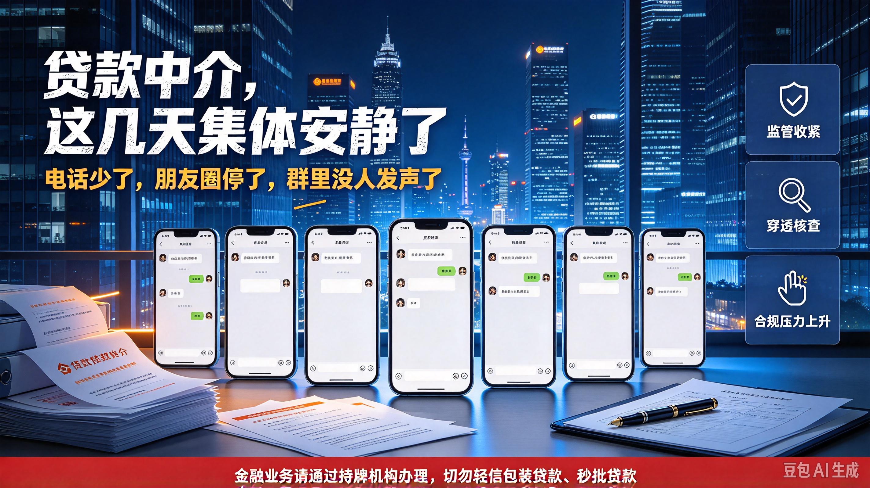 贷款中介突然集体“安静”了!监管重锤落下,助贷行业大洗牌开始