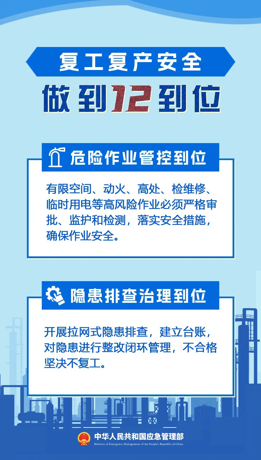 复工复产安全提示