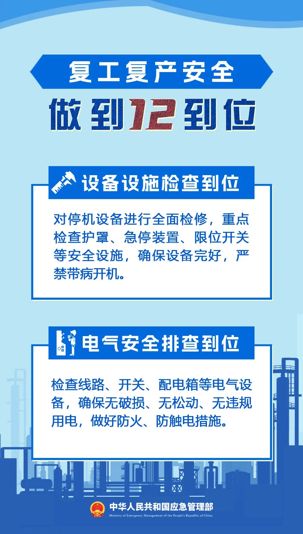 复工复产安全提示