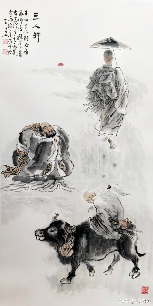 画作赏析｜笔墨绘圣迹，丹青叙儒风——王心安先生画作欣赏