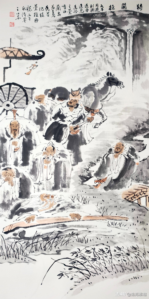 画作赏析｜笔墨绘圣迹，丹青叙儒风——王心安先生画作欣赏