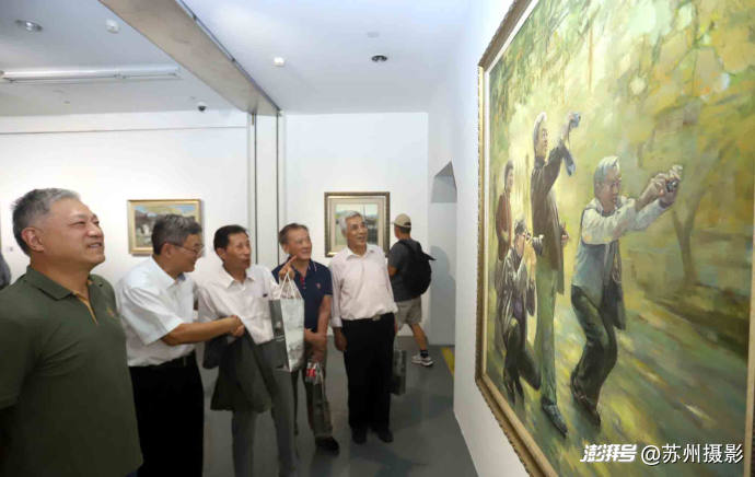 “墨舞人生——夏小斌绘画作品展”在苏州美术馆开展