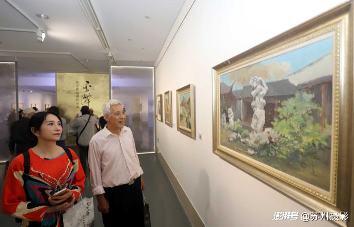 “墨舞人生——夏小斌绘画作品展”在苏州美术馆开展
