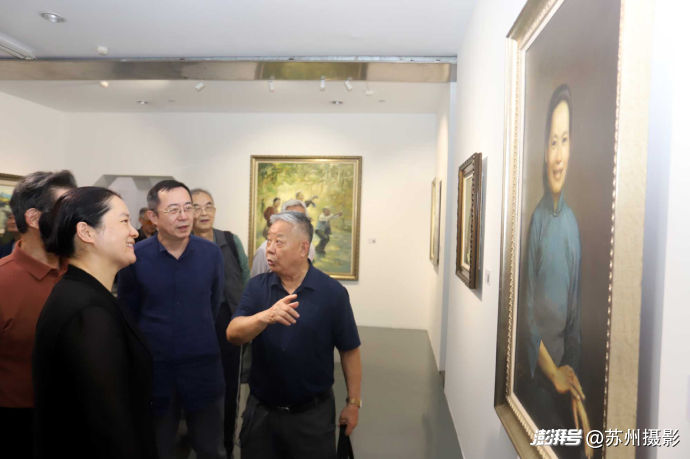 “墨舞人生——夏小斌绘画作品展”在苏州美术馆开展