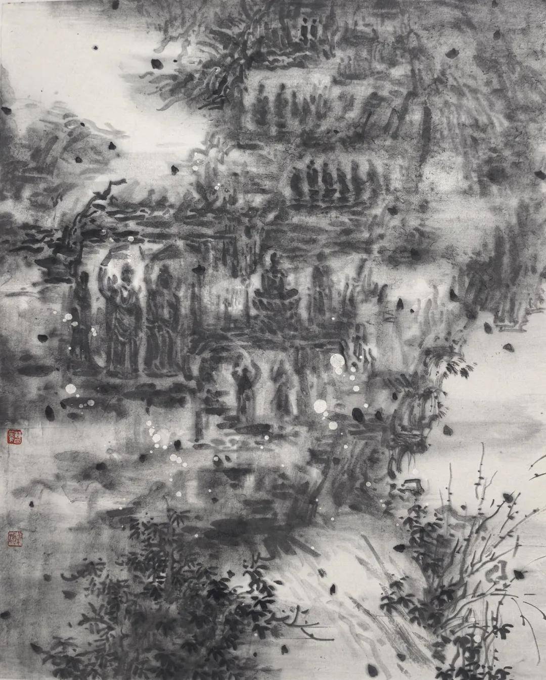 何处安心:曹广巴蜀石窟山水,一场跨越千年的追问