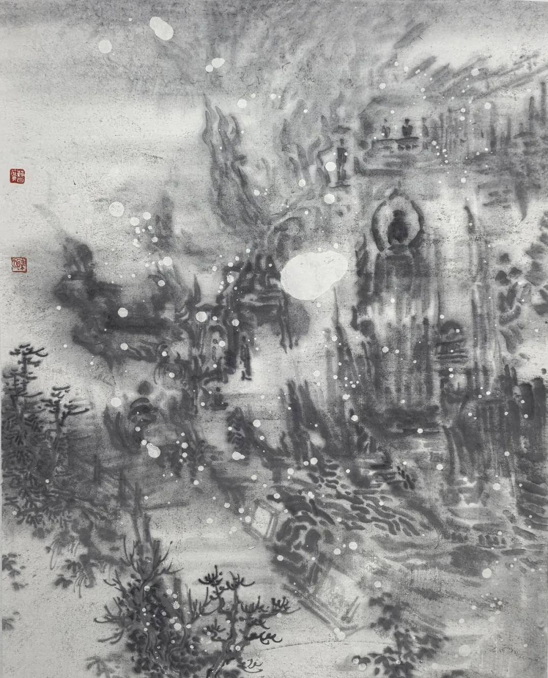 何处安心:曹广巴蜀石窟山水,一场跨越千年的追问