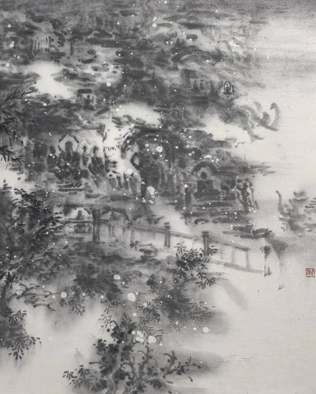 何处安心:曹广巴蜀石窟山水,一场跨越千年的追问
