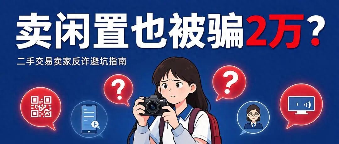 反诈宣传丨卖闲置也被骗2万！大学生深陷连环骗局丨全程套路曝光