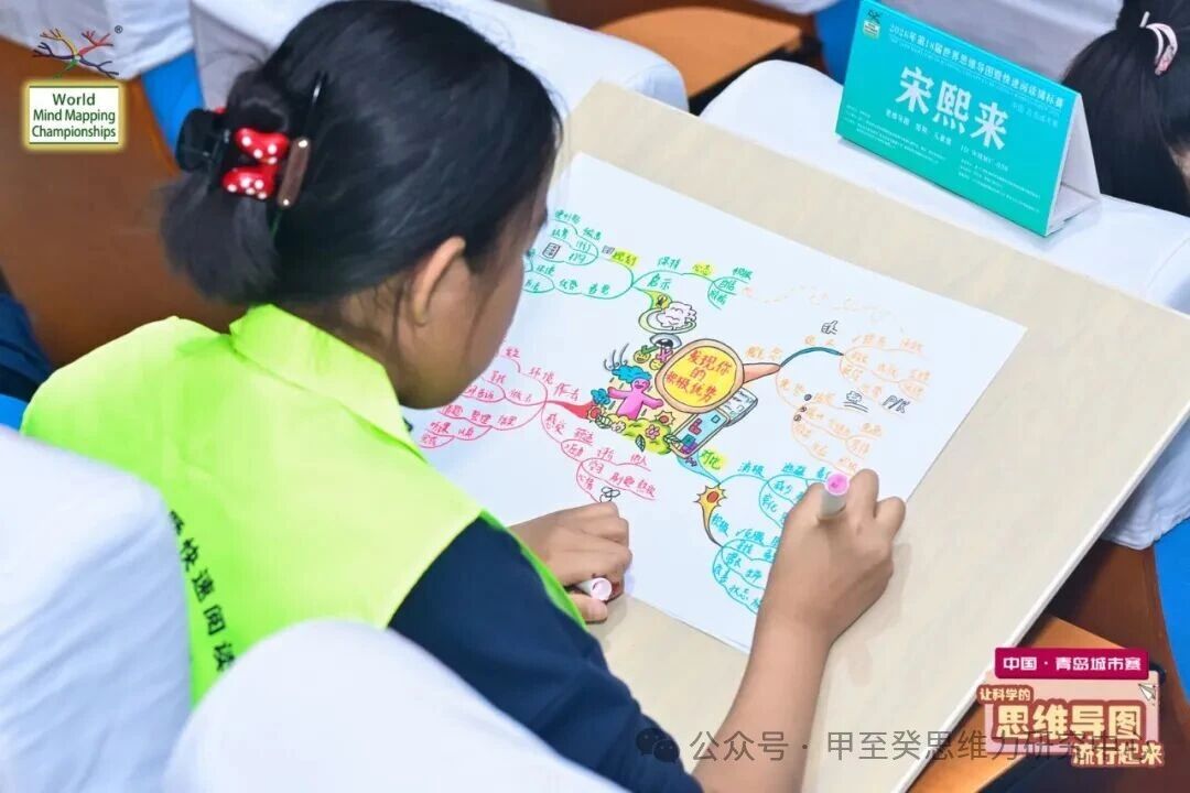 百余名选手同台竞技，最小年仅八岁！第十八届世界思维导图暨快速阅读锦标赛中国·青岛城市赛举行