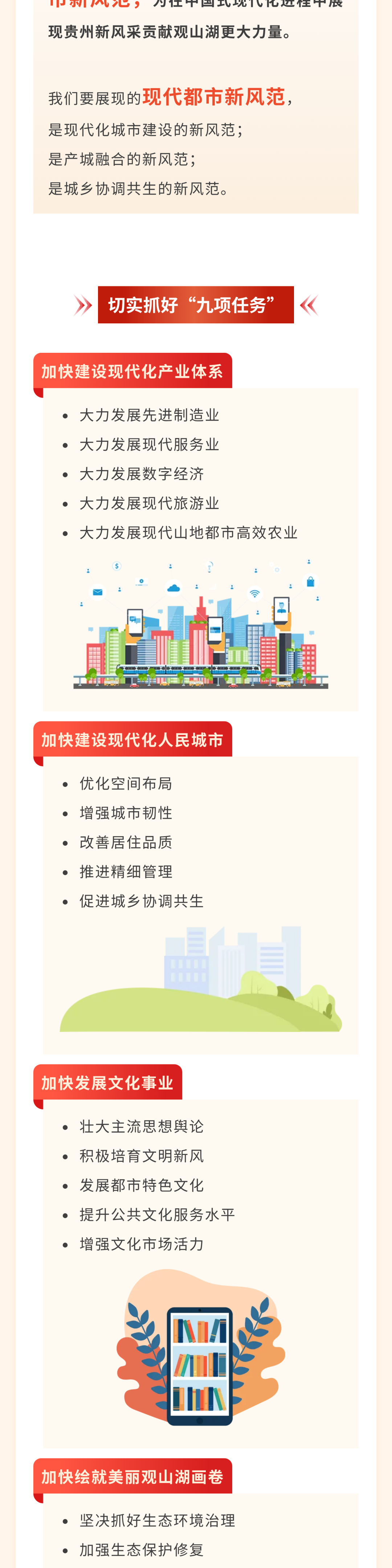 聚焦党代会 | 干货满满！一图速览中国共产党观山湖区第四次代表大会报告