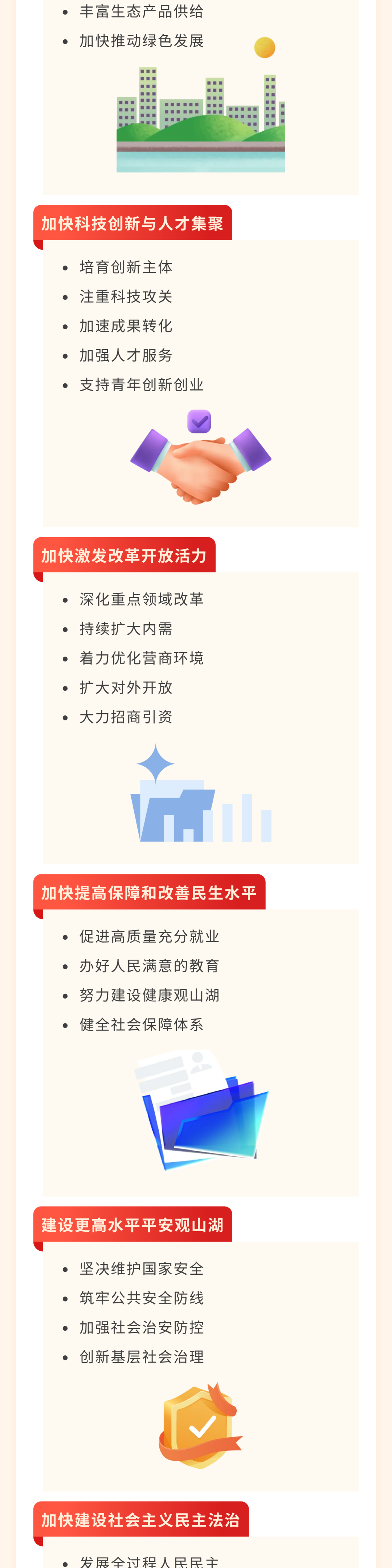 聚焦党代会 | 干货满满！一图速览中国共产党观山湖区第四次代表大会报告
