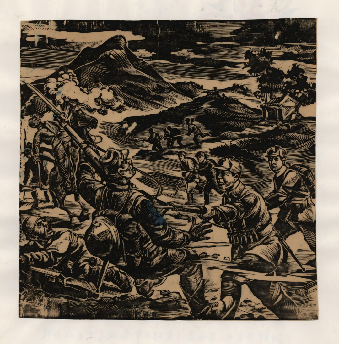 八路军老战士李善一抗战时期系列美术作品入藏抗战馆