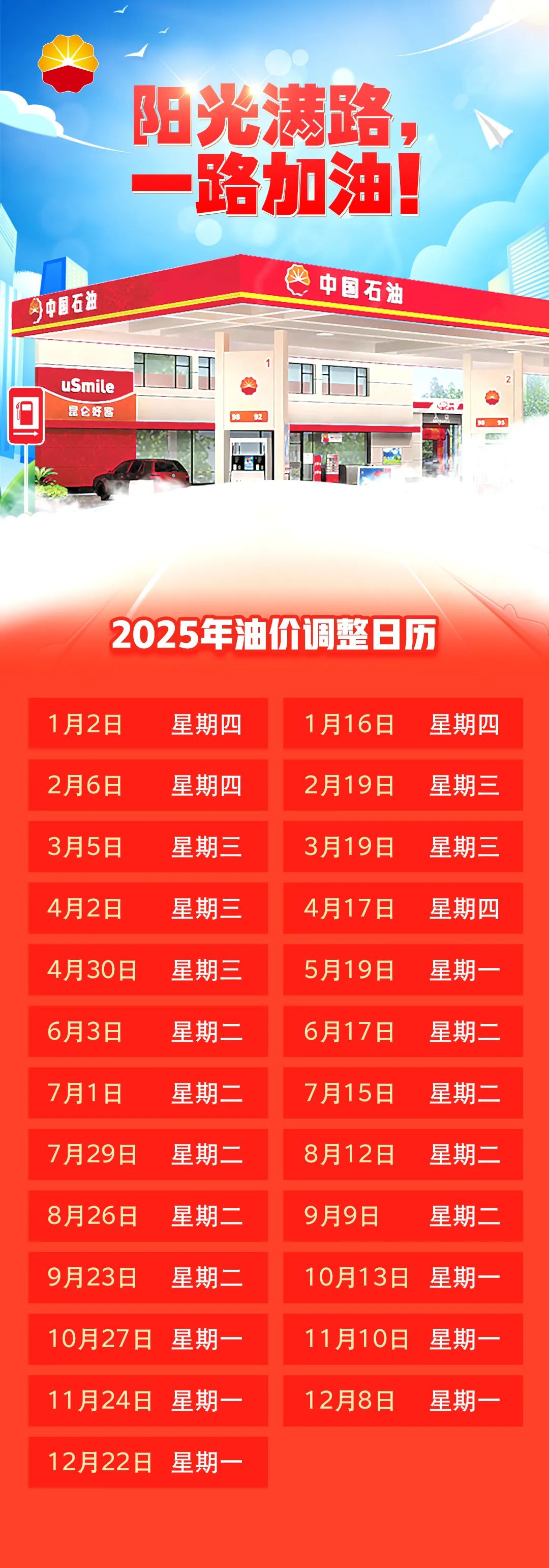 今晚，油价上调！