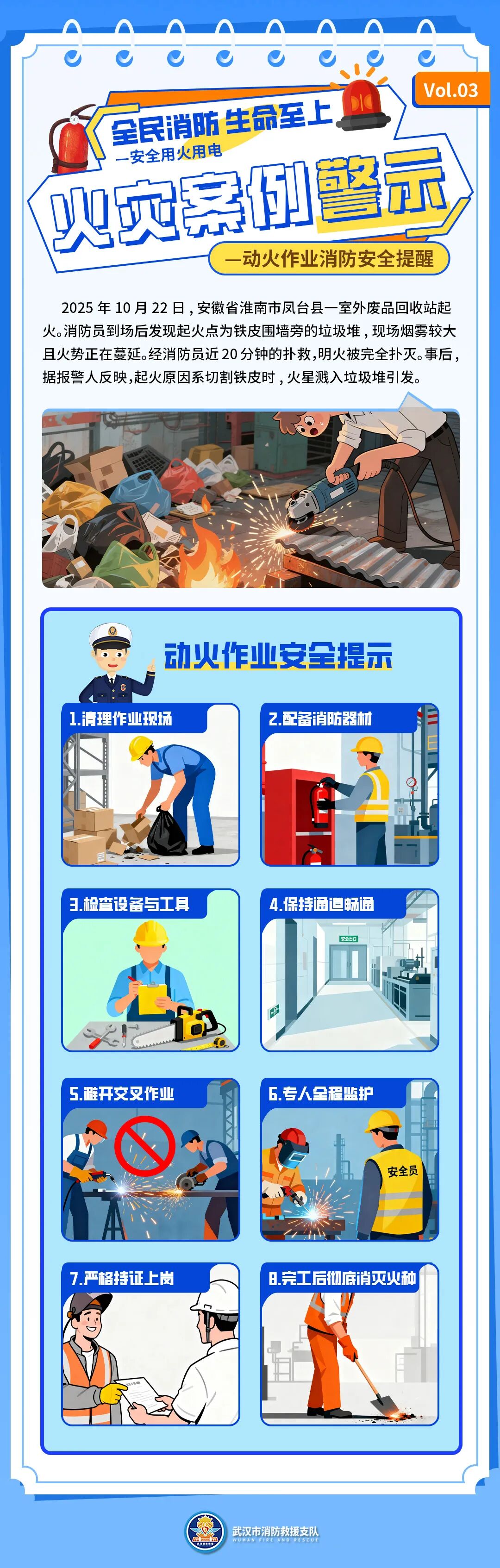 全民消防生命至上| 火灾警示案例03：动火作业，一刻疏忽都不能有！